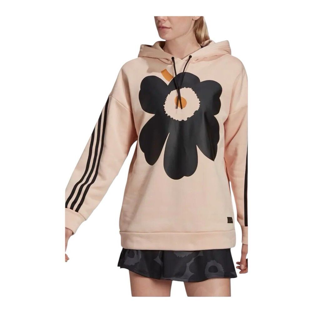 Adidas x Marimekko Women's Marimekko Hooded Fleece Sweatshirt Hoodie S Preowned